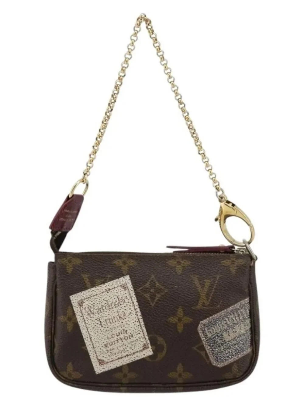 LOUIS VUITTON Monogram Trunk Mini Pochette Accessoires Pouch M63798 Auth 180704
